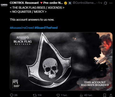 Assassin's Creed Black Flag Resynced установила рекорд серии по онлайну в Steam — сразу после релиза