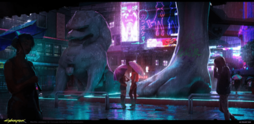 Концепты, арты, наработки и то, как выглядел Cyberpunk 2077 в процессе создания игры