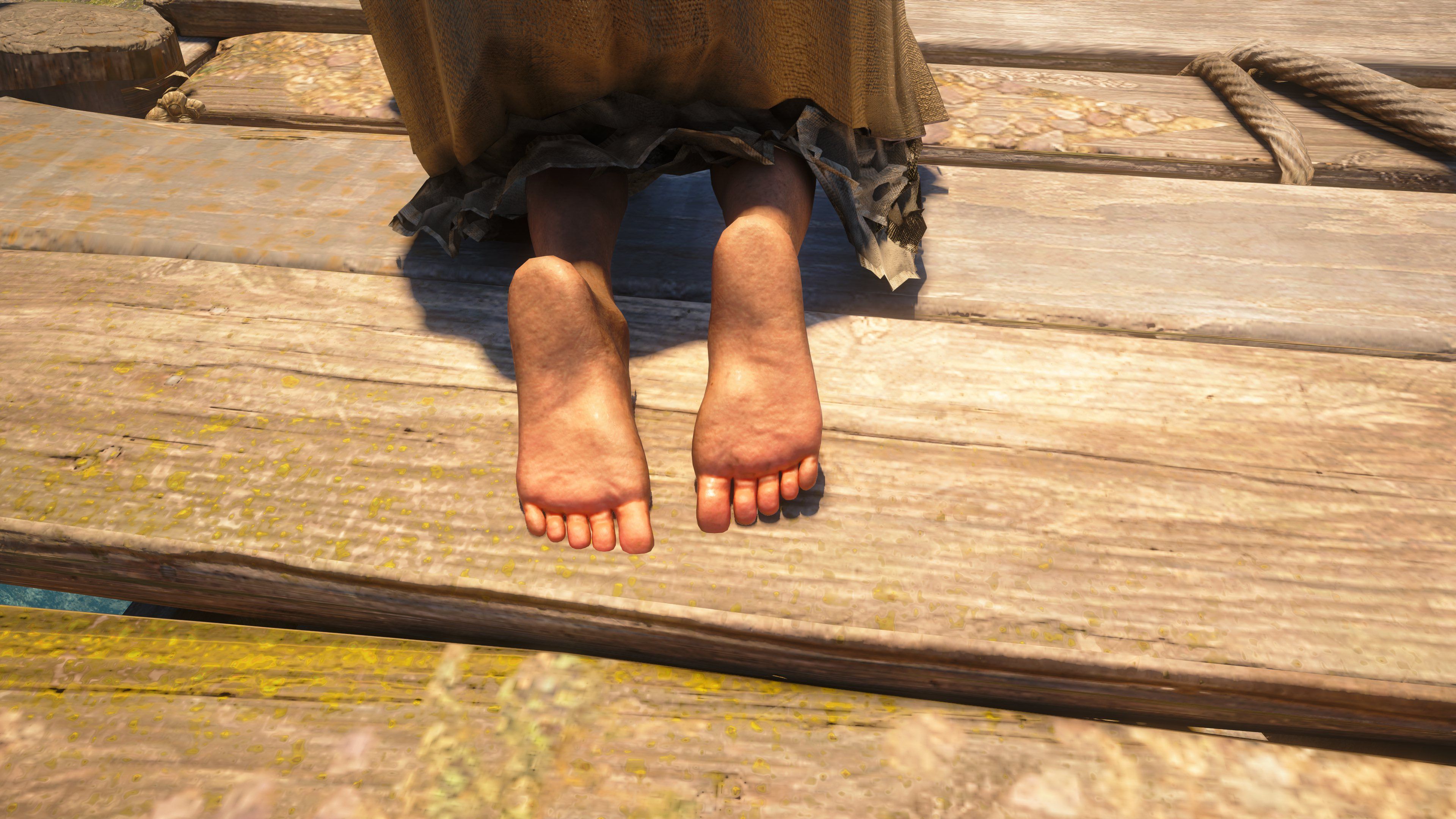 Ступни NPC. Источник: сайт Assassin's Creed Black Flag Resynced Photo Mode
