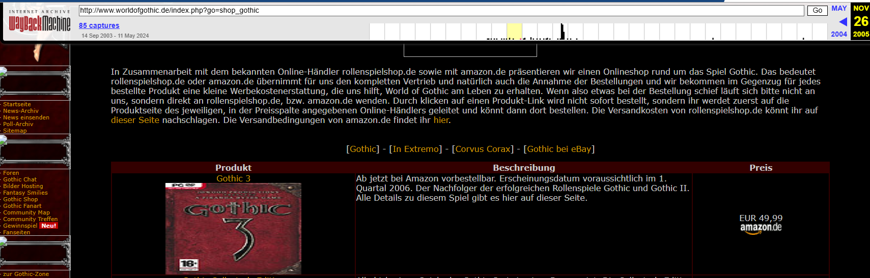 Gothic 3. Orks must Die edition.